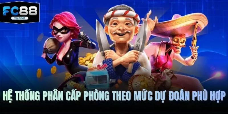 Hệ thống phân cấp phòng theo mức dự đoán phù hợp