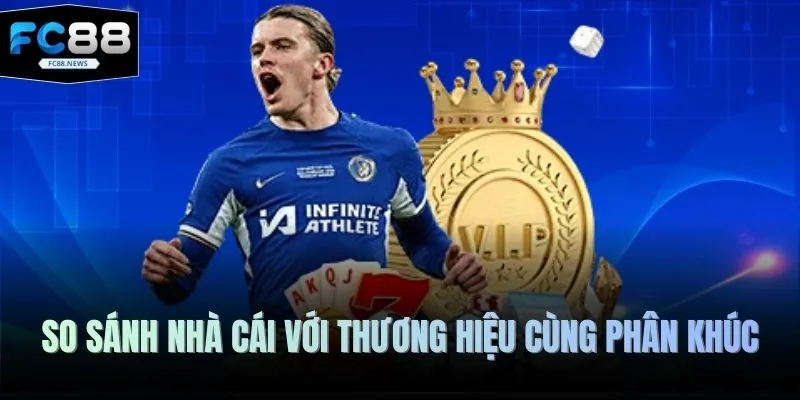 So sánh nhà cái với thương hiệu cùng phân khúc