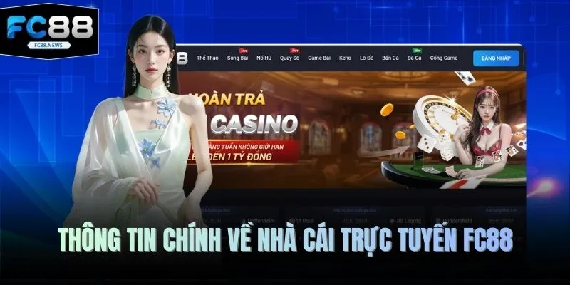 Thông tin chính về nhà cái trực tuyến FC88